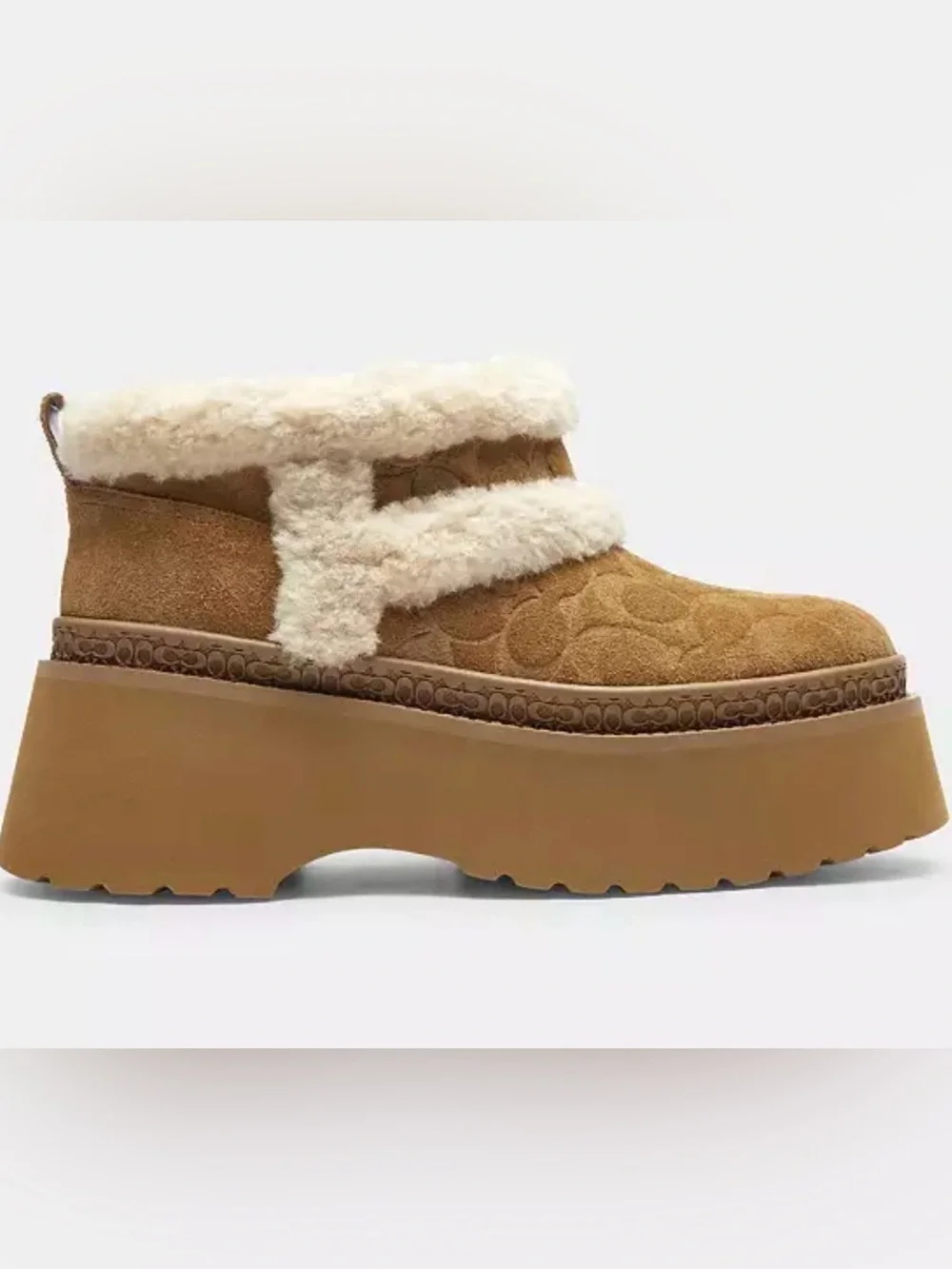 Coach genuine shearling